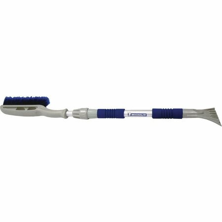 MICHELIN 45 In. Steel Heavy-Duty Telescopic Snowbrush with Ice Scraper 19197